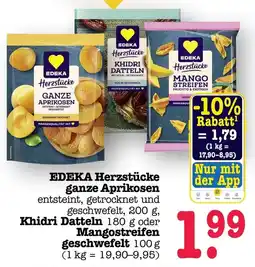 Scheck-in-Center EDEKA Herzstücke ganze Aprikosen Angebot