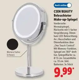 Lidl CIEN BEAUTY Beleuchteter Make-up-Spiegel Angebot