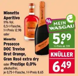 Wasgau Mionetto Aperitivo Angebot