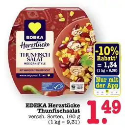 Scheck-in-Center EDEKA Herzstücke Thunfischsalat Angebot