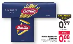 Scheck-in-Center Barilla italienische Teigwaren Angebot