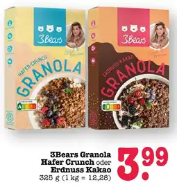 Scheck-in-Center 3Bears Granola Angebot