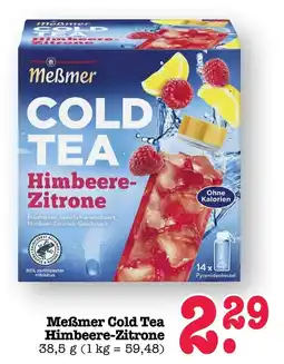 Scheck-in-Center Meßmer Cold Tea Himbeere-Zitrone Angebot