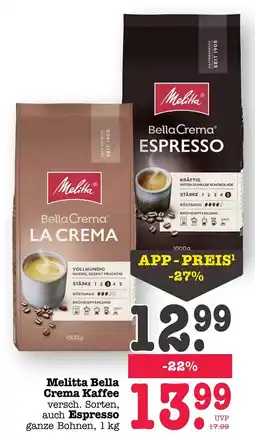 Scheck-in-Center Melitta Bella Crema Kaffee Angebot