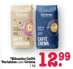 Scheck-in-Center Eduscho Caffè Variation oder Crema Angebot