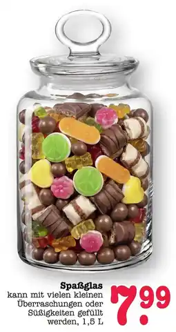 Scheck-in-Center Spaßglas Angebot