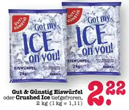 Scheck-in-Center Gut & Günstig Eiswürfel Angebot