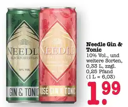 Scheck-in-Center Needle Gin & Tonic Angebot
