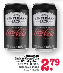 Scheck-in-Center Gentleman Jack & Coca-Cola Angebot