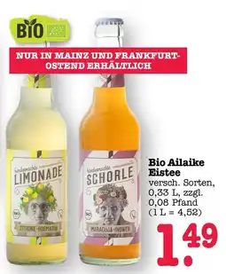 Scheck-in-Center Bio Ailaike Eistee Angebot
