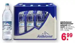 Scheck-in-Center Adelholzener Mineralwasser Angebot