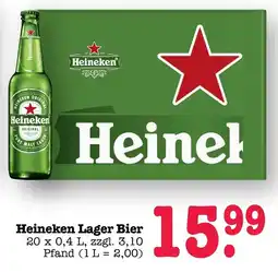 Scheck-in-Center Heineken Lager Bier Angebot
