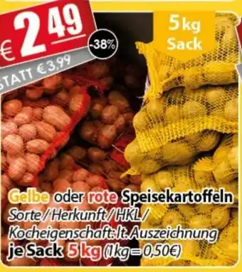 LEDO Gelbe oder rote Speisekartoffeln 5kg Angebot