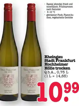 Scheck-in-Center Rheingau Stadt Frankfurt Hochheimer Hölle trocken Angebot