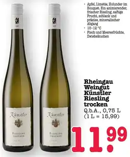 Scheck-in-Center Rheingau Weingut Künstler Riesling trocken Angebot