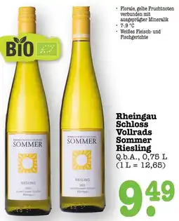 Scheck-in-Center Rheingau Schloss Vollrads Sommer Riesling Angebot