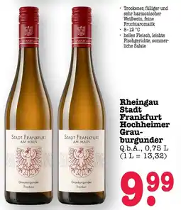 Scheck-in-Center Rheingau Stadt Frankfurt Hochheimer Grauburgunder Angebot