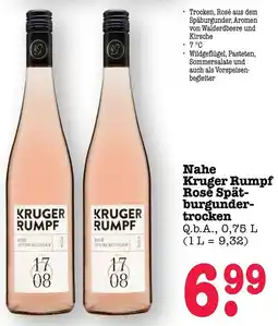 Scheck-in-Center Nahe Kruger Rumpf Rosé Spätburgundertrocken Angebot