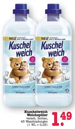Scheck-in-Center Kuschelweich Weichspüler Angebot