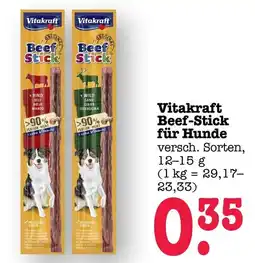Scheck-in-Center Vitakraft Beef-Stick Angebot