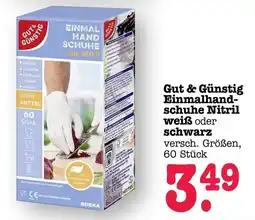 Scheck-in-Center Gut & Günstig Einmalhand-schuhe Nitril Angebot