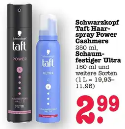 Scheck-in-Center Schwarzkopf Taft Haarspray Power Cashmere Angebot