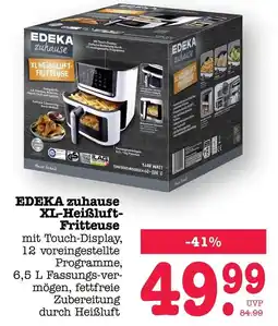 Scheck-in-Center EDEKA zuhause XL-Heißluft-Fritteuse Angebot