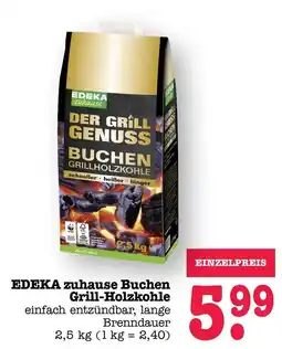 Scheck-in-Center EDEKA zuhause Buchen Grill-Holzkohle Angebot