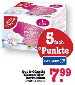 Scheck-in-Center Gut & Günstig Wasserfilter-kartuschen Profi Angebot