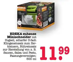 Scheck-in-Center EDEKA zuhause Minischneider Angebot