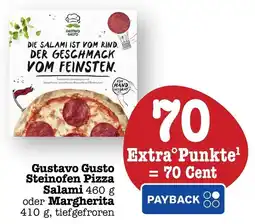 Scheck-in-Center Gustavo Gusto Steinofen Pizza Salami Angebot