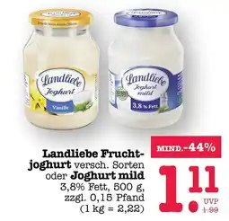 Scheck-in-Center Landliebe Fruchtjoghurt Angebot