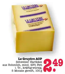 Scheck-in-Center Le Gruyère AOP Angebot