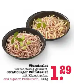 Scheck-in-Center Straßburger Wurstsalat Angebot