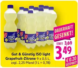 Scheck-in-Center ISO light Grapefruit-Zitrone Angebot