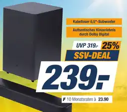Expert Technomarkt Kabelloser 6,5"-Subwoofer Angebot