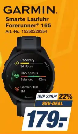 Expert Technomarkt GARMIN Smarte Laufuhr Forerunner® 165 Angebot