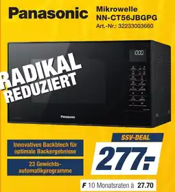 Expert Technomarkt Panasonic Mikrowelle Angebot
