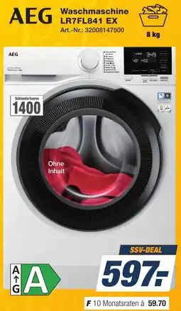Expert Technomarkt AEG Waschmaschine LR7FL841 EX Angebot