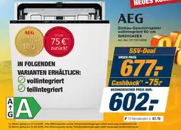 Expert Technomarkt AEG Einbau-Geschirrspüler vollintegriert 60 cm Angebot