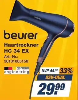 Expert Technomarkt beurer Haartrockner HC 34 EX Angebot