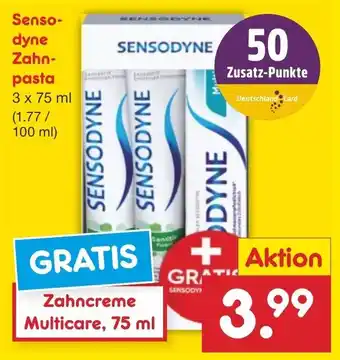 Netto Marken-Discount Sensodyne Zahnpasta 3x75ml Angebot