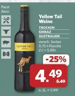 Combi Yellow tail shiraz Angebot