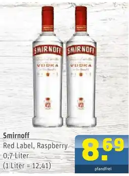 Getränke Arena Smirnoff wodka Angebot