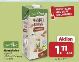 Combi Jeden tag bio mandeldrink Angebot