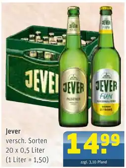 Getränke Arena Jever bier Angebot