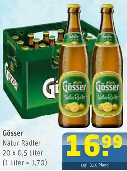 Getränke Arena Gösser natur radler Angebot