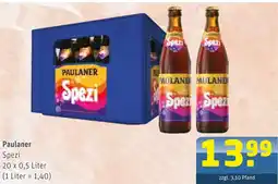 Getränke Arena Paulaner spezi Angebot