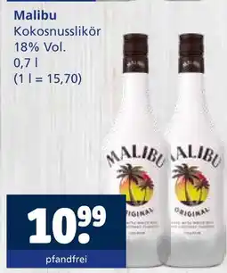 Getränkewelt Malibu kokosnusslikör Angebot