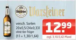 Getränke Oase Warsteiner bier Angebot